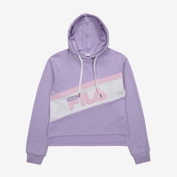 Fila Linear Blocks Linear - Naisten Hoodie - Lavende | FI-39991